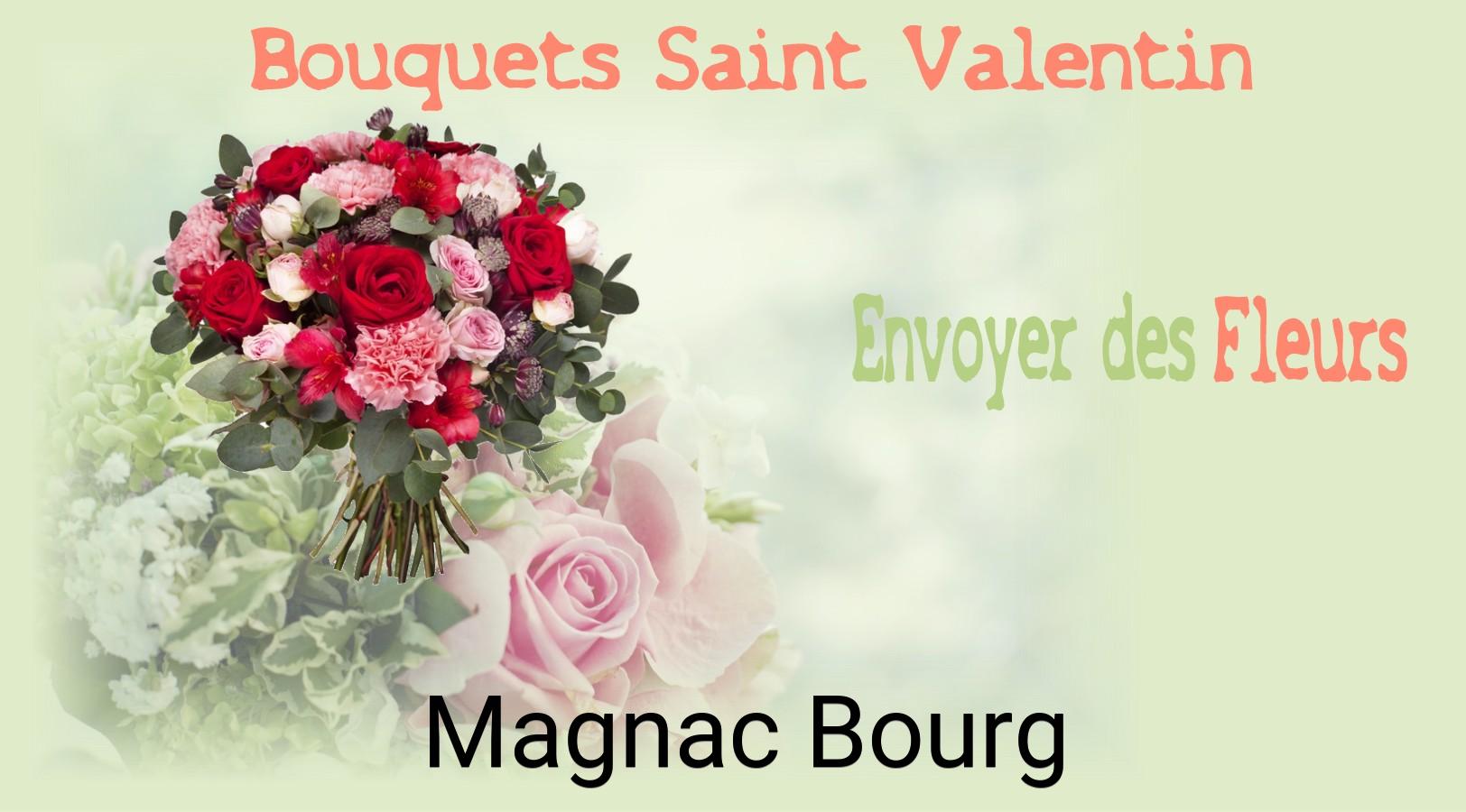 Roses de Saint-Valentin livrées à Magnac-Bourg